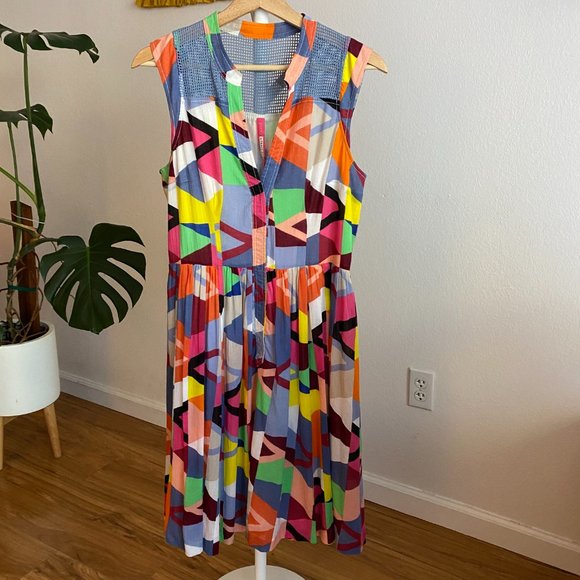 Tracy Reese Fractal Prism Sheath dress - Picture 2 of 5
